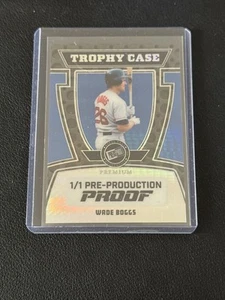 Prensa de hojas 2024 Pass Wade Boggs prueba de preproducción uno/uno - Imagen 1 de 2