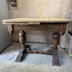 Vintage Farmhouse Pine Dining Table 4 - 6 Seater Rustic Country Kitchen project - Picture 1 of 8