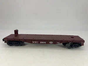 Lionel #6-52474 O Gauge NYC Evans Auto Loader #2908 Flat Car ONLY Missing Top - Picture 1 of 6