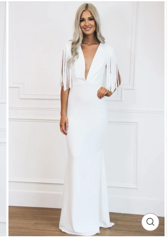 Maxi Vestido Symphony Take Me to Nashville Flecos Talla Pequeña Foto 1 de 4