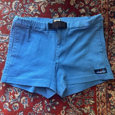 Pantalones Cortos Kavu Para Mujer Medianos Azul Cinturón 4" Entrepierna Senderismo Cinturón Foto 1 de 4