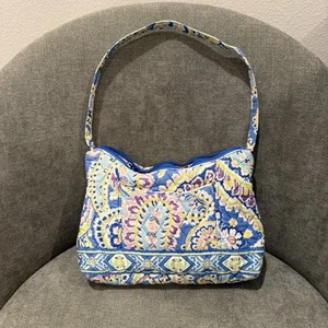 Vera Bradley Purse Small Handbag Blue Capri Paisley - Picture 1 of 8