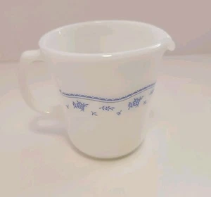 Vintage Corning Morning Blue Creamer Retro Collectible Corelle Mini Pitcher - Picture 1 of 6