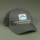 Simms Fishing Products Gray Bozeman Montana Snapback Trucker Hat OSFA
