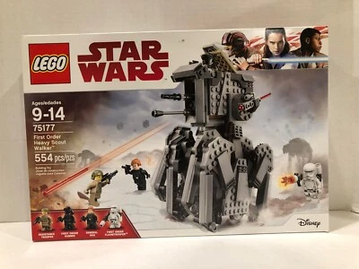 Lego Star Wars First Order Heavy Scout Walker, 75177 NEW 554 Pieces - Image 1 of 4