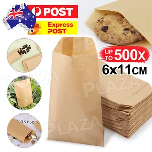 UP TO 500X Packets Mini Envelopes Kraft Paper Seed Bags Garden Home Storage Bags - Picture 1 of 13