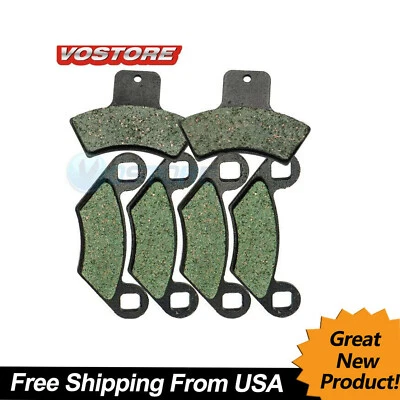 Front Rear Brake Pads Fits Polaris Sportsman 500 4x4 HO 1998 1999 2000 2001 2002 - Image 1 of 4