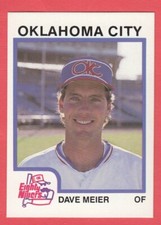 1987 Minor League ProCards # 138 Dave Meier - Oklahoma City Eighty Niners