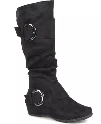 New Women's Top Moda  Best-79 Casual Comfort Slouch Mid Calf Boot- Blk Size 6.5 - Image 1 of 4