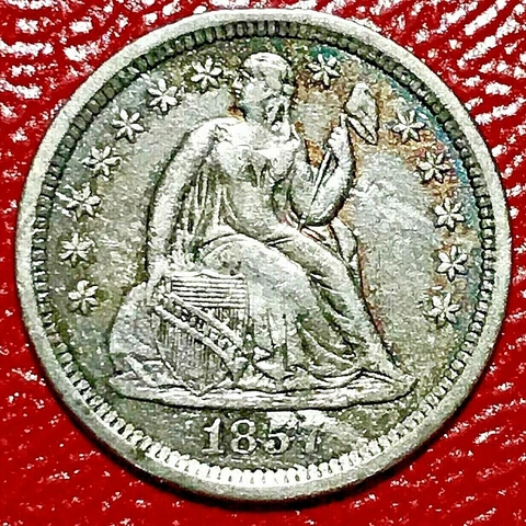 1857-O SEATED LIBERTY DIME Cover
