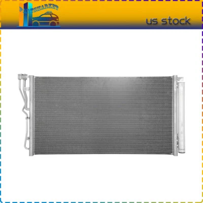 AC Condenser For 2012-2014 Hyundai Azera 2011-2015 Kia Optima 3888 Aluminum - Image 1 of 4