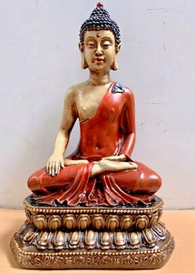 12 Zoll Buddha Statue antike Oberfläche Meditation - Bild 1 von 3