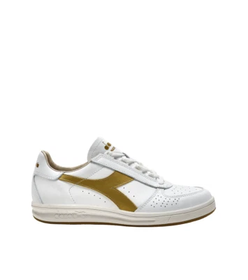 Diadora Scarpa Sneaker B.Elite ’84 Bianco Oro Italia Unisex 201.181586 new SS25 - Immagine 1 di 4