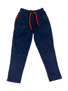 MJA Blue Sports Drawstring SweatPants With Orange Accents Boys Size 8 Medium - Picture 1 of 4