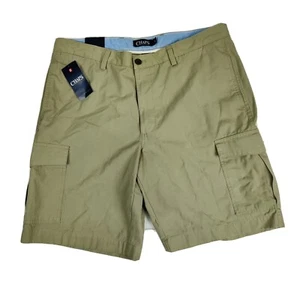 Chaps Washed Cotton Canvas Cargo Shorts Men's Size 38 NWT Inseam 10 - Picture 1 of 9