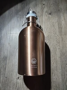 Stainless Steel  64 Oz Beer Crowler Preowned  Golden Color - Picture 1 of 8