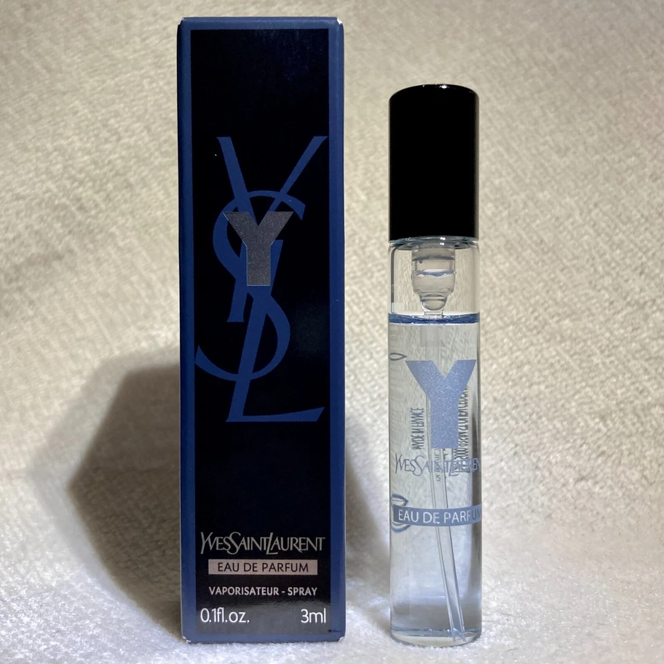 YSL Yves Saint Laurent Y Eau de Parfum Deluxe Muestra Spray .1oz, 3ml Nuevo en Caja Foto 1 de 1