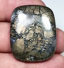 60 CT NATURAL MINERAL MARCASITE HADEED FANCY CABOCHON PENDANT GEMSTONE ER-791