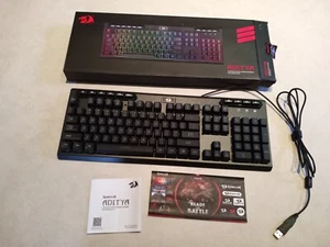 Redragon ADITYA K513 Wired Only Membrane Gaming Keyboard - Picture 1 of 19