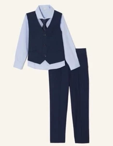 Boys Monsoon 4 Piece Suit Set In Blue Long Sleeves Age 11-12 Years Old Brand New - Picture 1 of 4