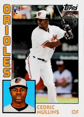2019 Topps 35th Anniversary 1984 VARIATION #84R-CM CEDRIC MULLINS ROOKIE CARD - Image 1 of 2