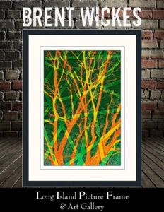 Brent Wickes S/N L/ED Giclee on Paper Casting Shadows Custom Framed - Picture 1 of 3