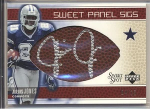 2005 UD Sweet Spot Sweet Panel Sigs Gold # SP-JJ  Julius Jones On Ball Auto /15 - Picture 1 of 2