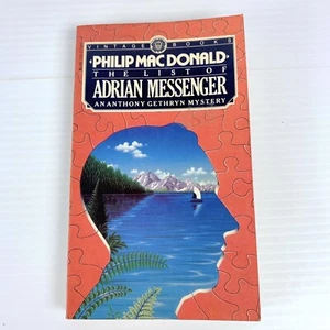 List of Adrian Messenger by Philip MacDonald Anthony Gethryn Mystery Vtg Book - Imagen 1 de 4