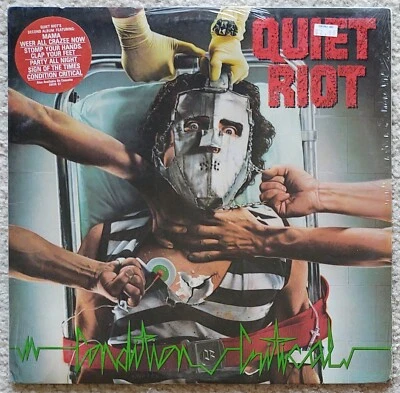QUIET RIOT - CRITICAL CONDITION VINYL LP SEALED 1st PRESS 1984 ORIG HYPE STICKER - Image 1 of 4
