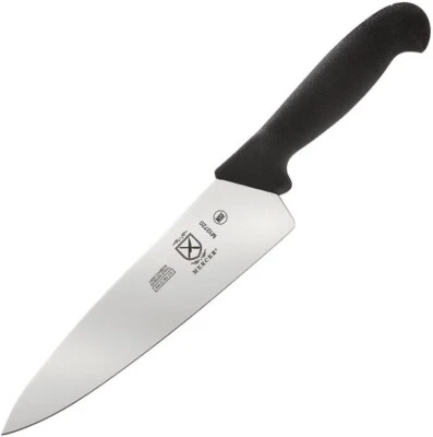 Mercer BPX Chef's Kitchen Knife 8" Polished X50CrMoV15 Steel Blade GRN Handle - Image 1 of 4