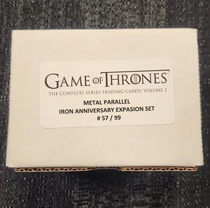 Juego de Tronos Metal Paralelo Hierro Aniversario Expansión Set Volumen 2 #55-59/99 - Imagen 1 de 23