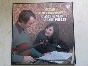 MOZART Frühe Violinsonaten VERLET / POULET *3LP BOX PHILIPS* - Foto 1 di 2