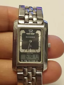Vintage Bucherer Newton F5 958.500 Ana/Digital Quartz Men's Watch - Picture 1 of 8