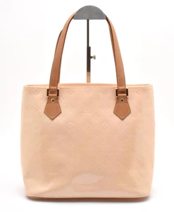 LOUIS VUITTON Houston Shoulder Bucket Tote Bag Purse Vernis M91302 Authentic - Picture 1 of 18