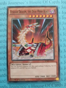 SDMP-EN015 Fusilier Dragon, the Dual-Mode Beast Yu-Gi-Oh Card 1st Edition New - Picture 1 of 4