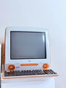 Vintage Apple iMac G3 TANGERINE All-in-One Computer Chord READ ✅ - Afbeelding 1 van 17