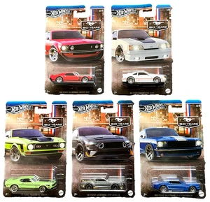 Hot Wheels Ford Mustang Set 60 Years 2025 1:64 Maqueta Coche Juguete EE. UU. 5 Pack - Imagen 1 de 2
