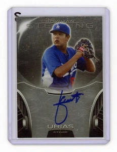 Autógrafos Bowman Sterling Julio Urias Prospect 2013 Los Angeles Dodgers - Imagen 1 de 1