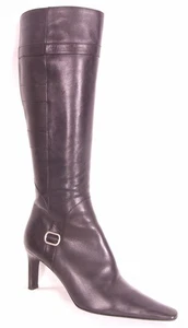 BETTYE MULLER Exclusivo Damas Italiano Negro Botas Zapatos Talla 38 1/2 EE. UU. TALLA 8 - Imagen 1 de 4
