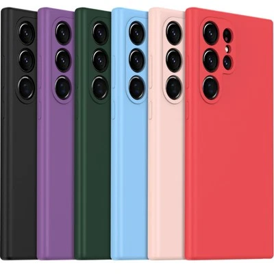 PIXFAB Hülle für Samsung Galaxy S25 EDGE Ultra S24FE ORIGINAL Flüssig Silikon Handyhülle