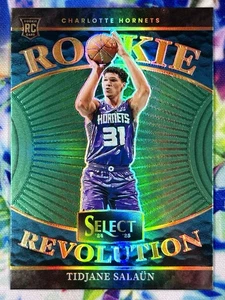 Tidjane Salaun 2024-25 Panini Select Basketball Rookie Revolution (RC) #6: Green - Picture 1 of 2