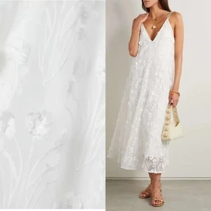 AGUA BY AGUA BENDITA Hierbaluisa Diente De Leon Midikleid Anecer bestickt XS - Bild 1 von 11