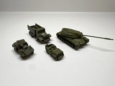 Vintage Comet Authenticast WWII British lot of 4 - Image 1 of 4