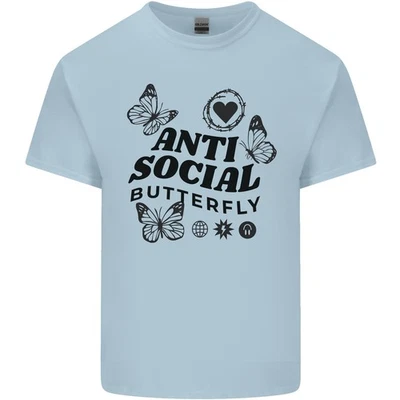Antisocial Butterfly Kids T-Shirt Childrens - Image 1 of 4