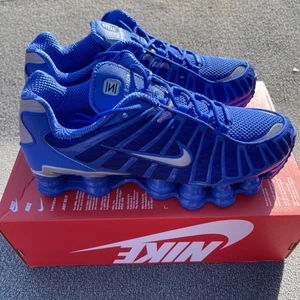 Nike Shox TL Hyper Royal Blue Metallic Silver AV3595-400 Men's Size 9 - Picture 1 of 13