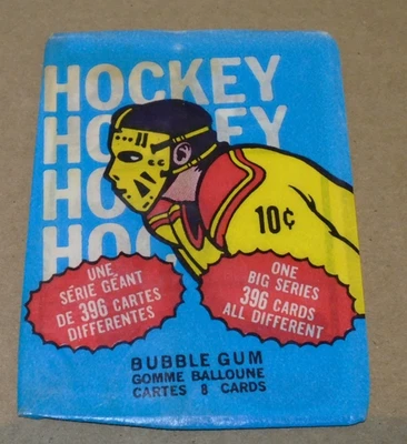 O-Pee Chee Hockey wax pack wrapper only WHA 1974-75 Hockey cards AD - Image 1 of 3