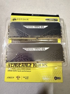CORSAIR Vengeance RGB  32GB (2 x 16GB)  PC RAM DDR4 3200 - Tested - Image 1 of 4