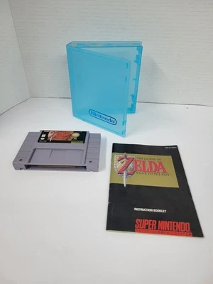 The Legend of Zelda A Link to the Past Super Nintendo SNES 1992 With Box Manual  - Image 1 of 3