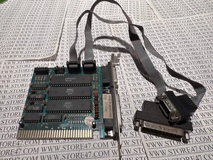 Multi I/O Card 9 and 25 Pin Serial 15 Pin Game 25 Pin Parallel 8 Bit ISA - Picture 1 of 3