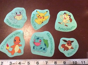 Pokemon Pikachu and others fabric iron on appliques (style#4) - Picture 1 of 1
